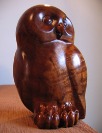 Скульптура совы из сувели